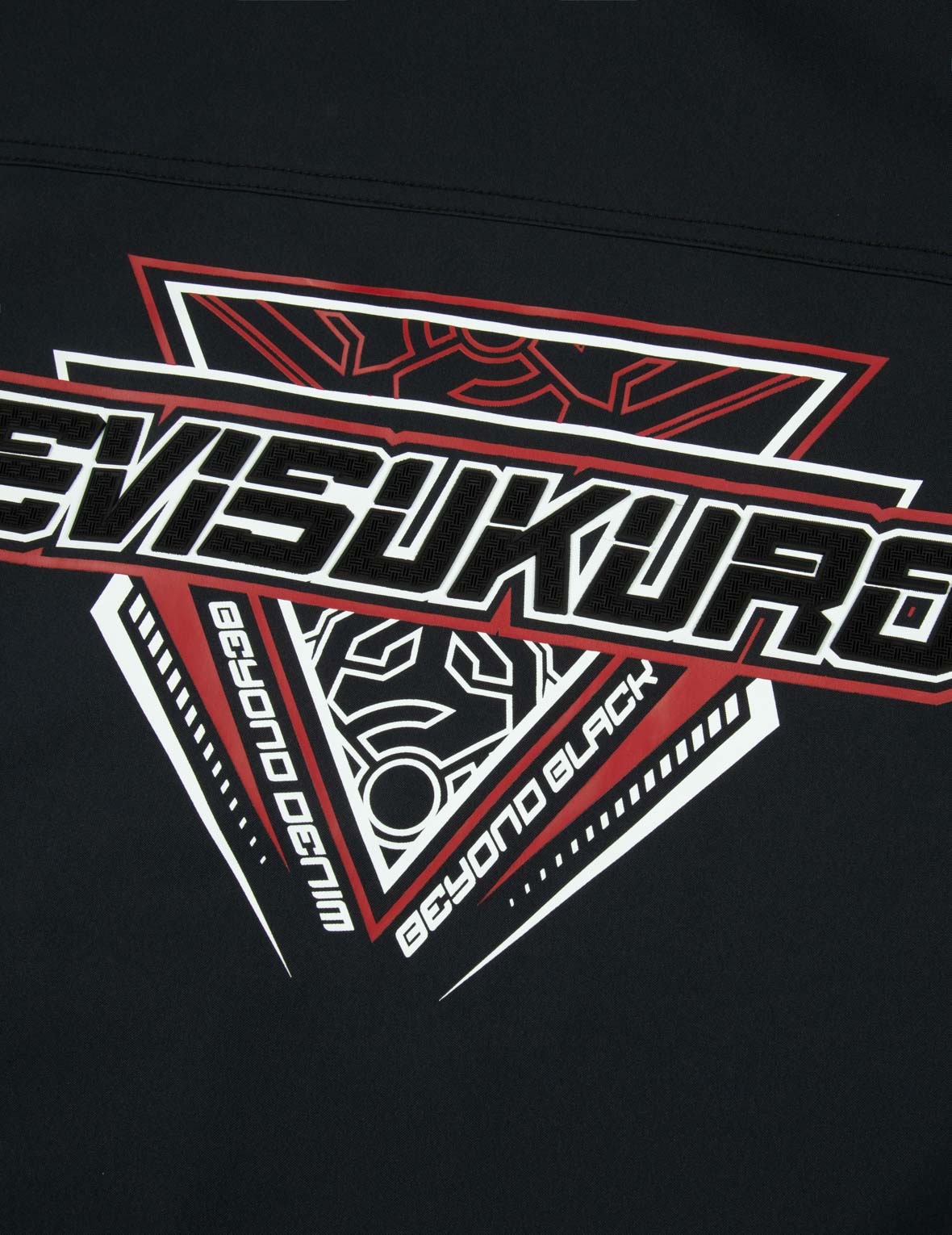 Multi-Logo Print Fashion Fit Racing Jacket - 13