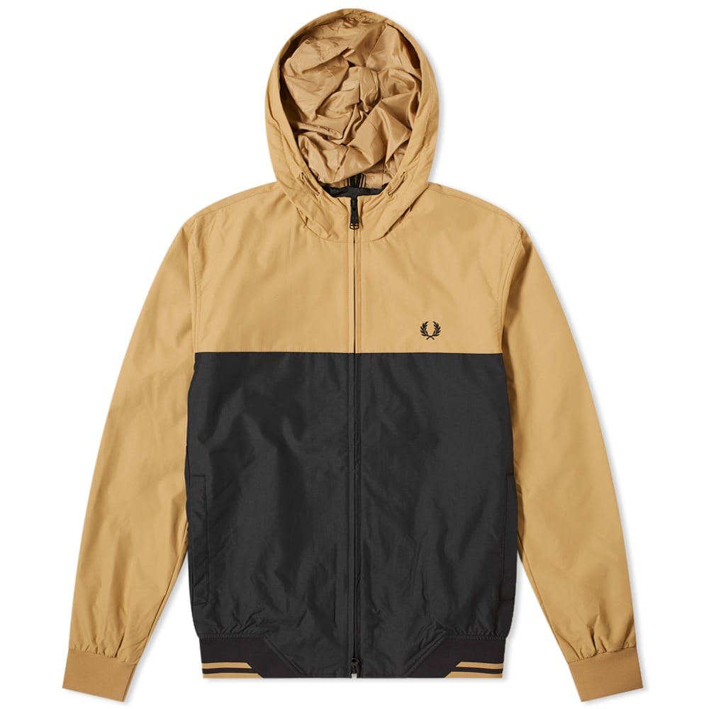 Fred Perry Authentic Colour Block Hooded Jacket - 1