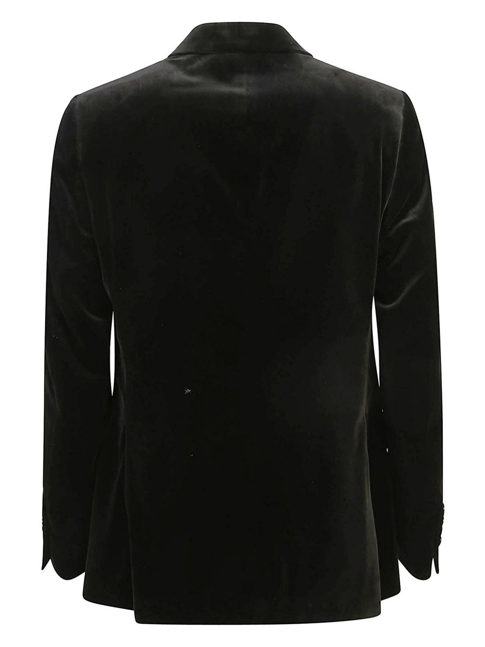 velvet-finish blazer - 2
