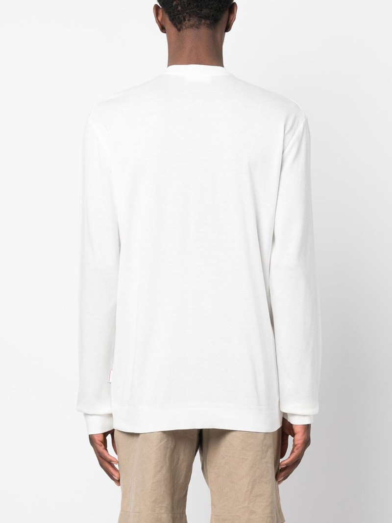 v-neck cotton jumper 4