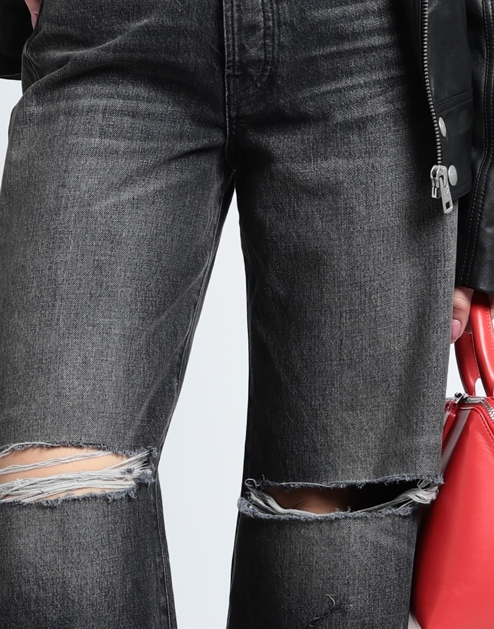 Steel grey Women's Denim Pants - 4