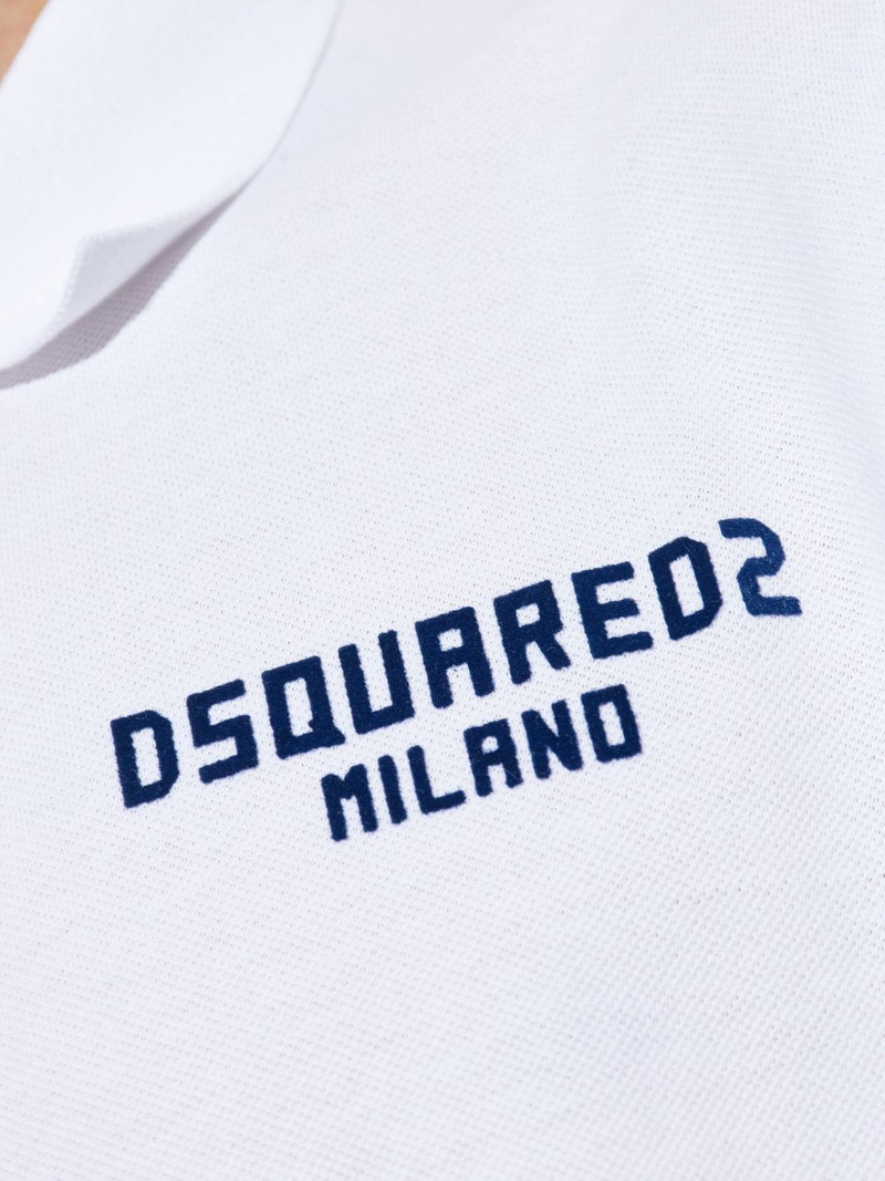 logo-print polo shirt 5