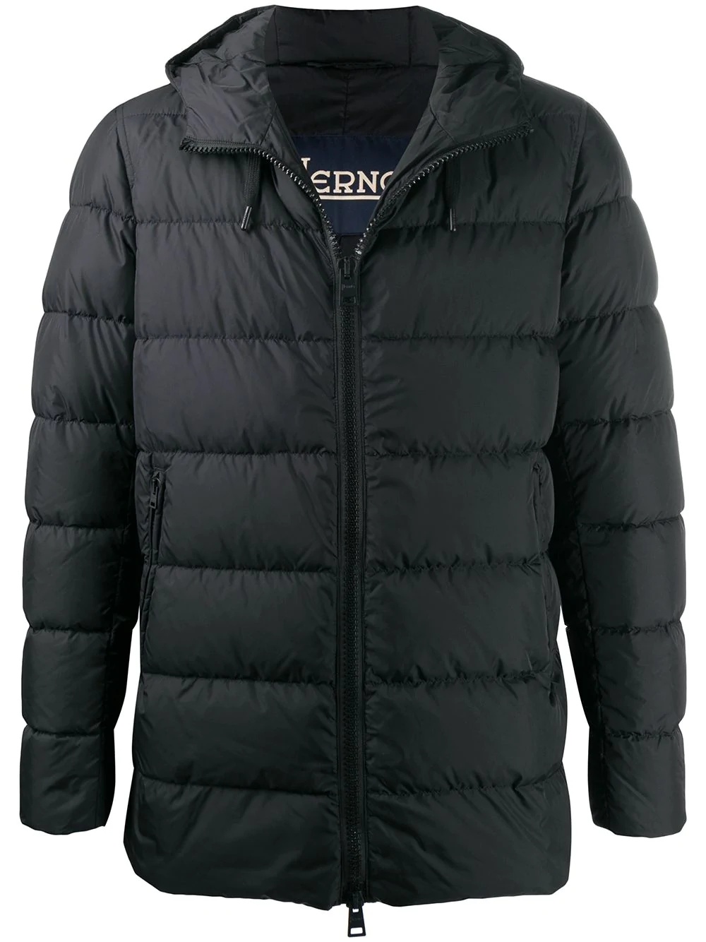 hooded puffer jacket - 1