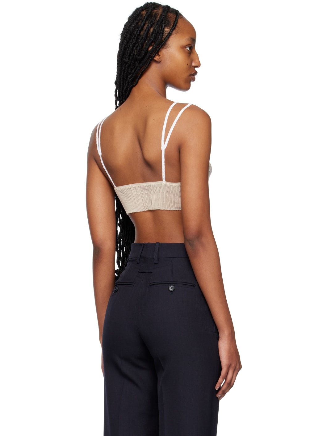 Beige Le Papier 'Le Bandeau Sognu' Bra - 3