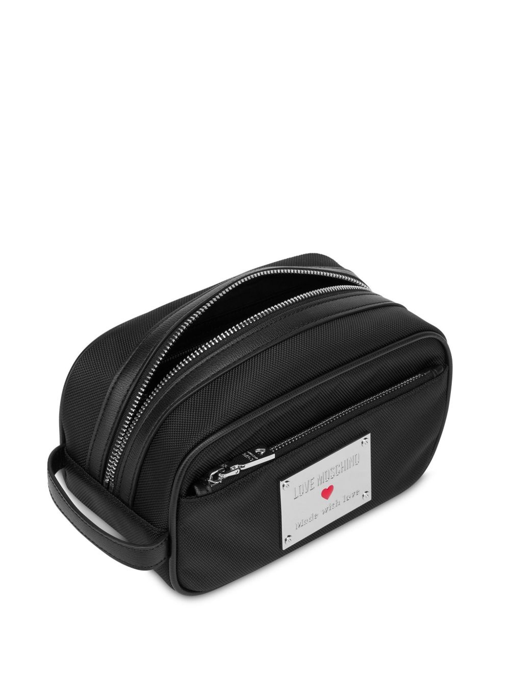 logo-plaque make up bag - 3