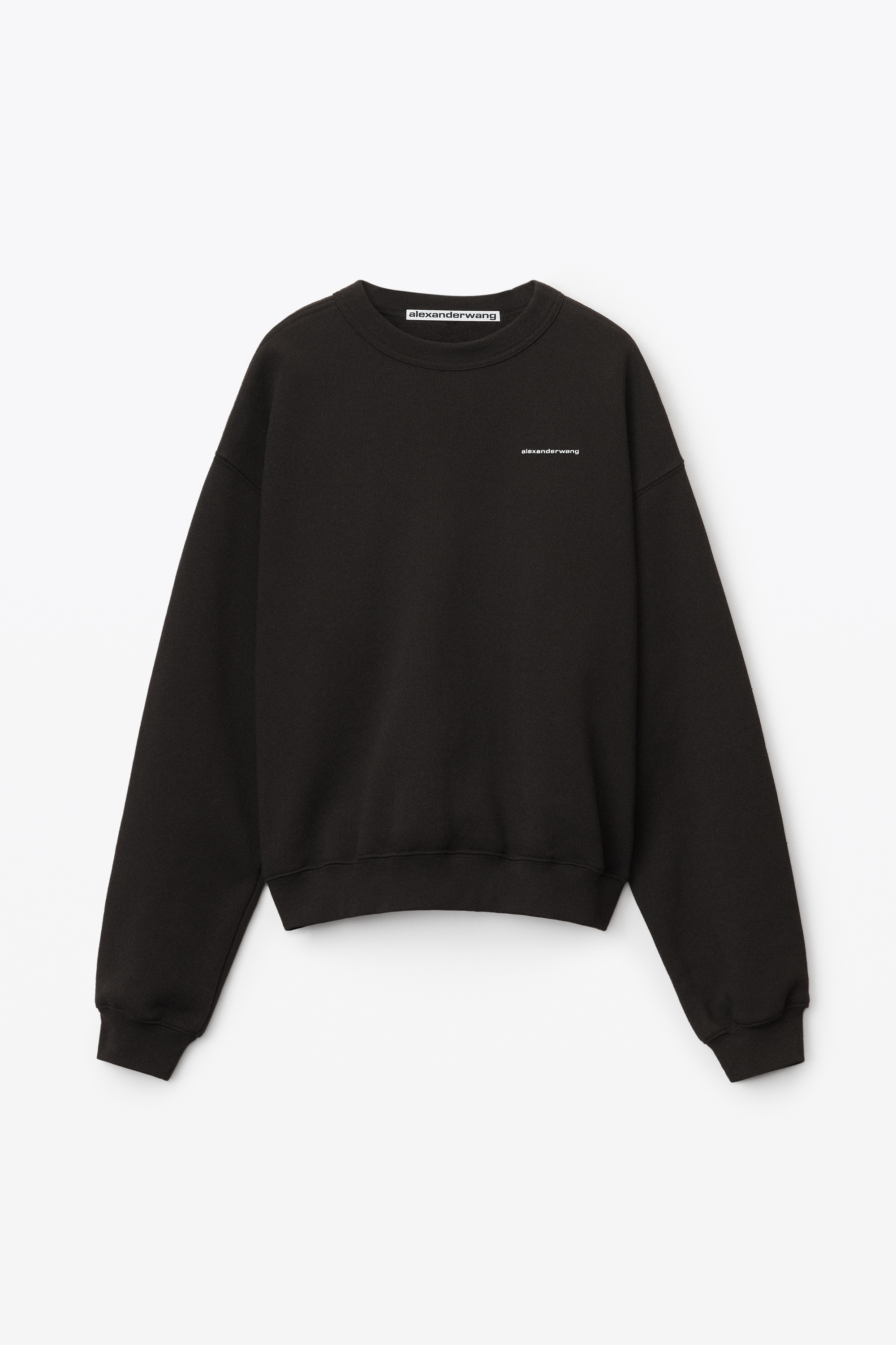 CREWNECK PULLOVER IN DENSE FLEECE - 1