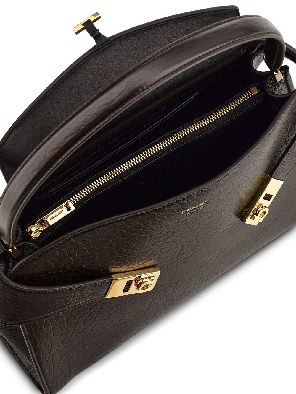 medium Hug Gancini-buckles shoulder bag - 5