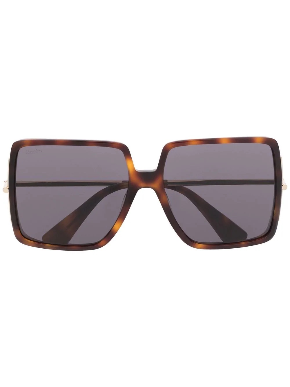 square-frame sunglasses - 1