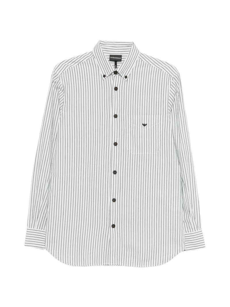 striped button shirt 1