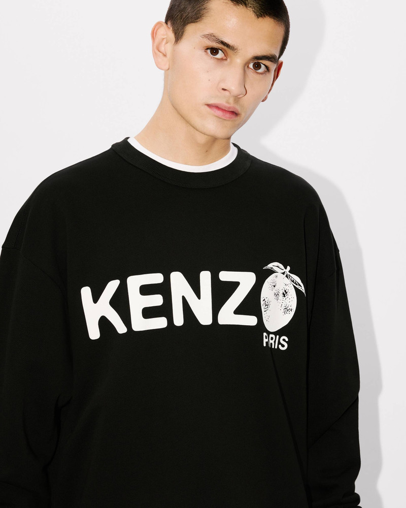 'KENZO Orange' oversized sweatshirt 7