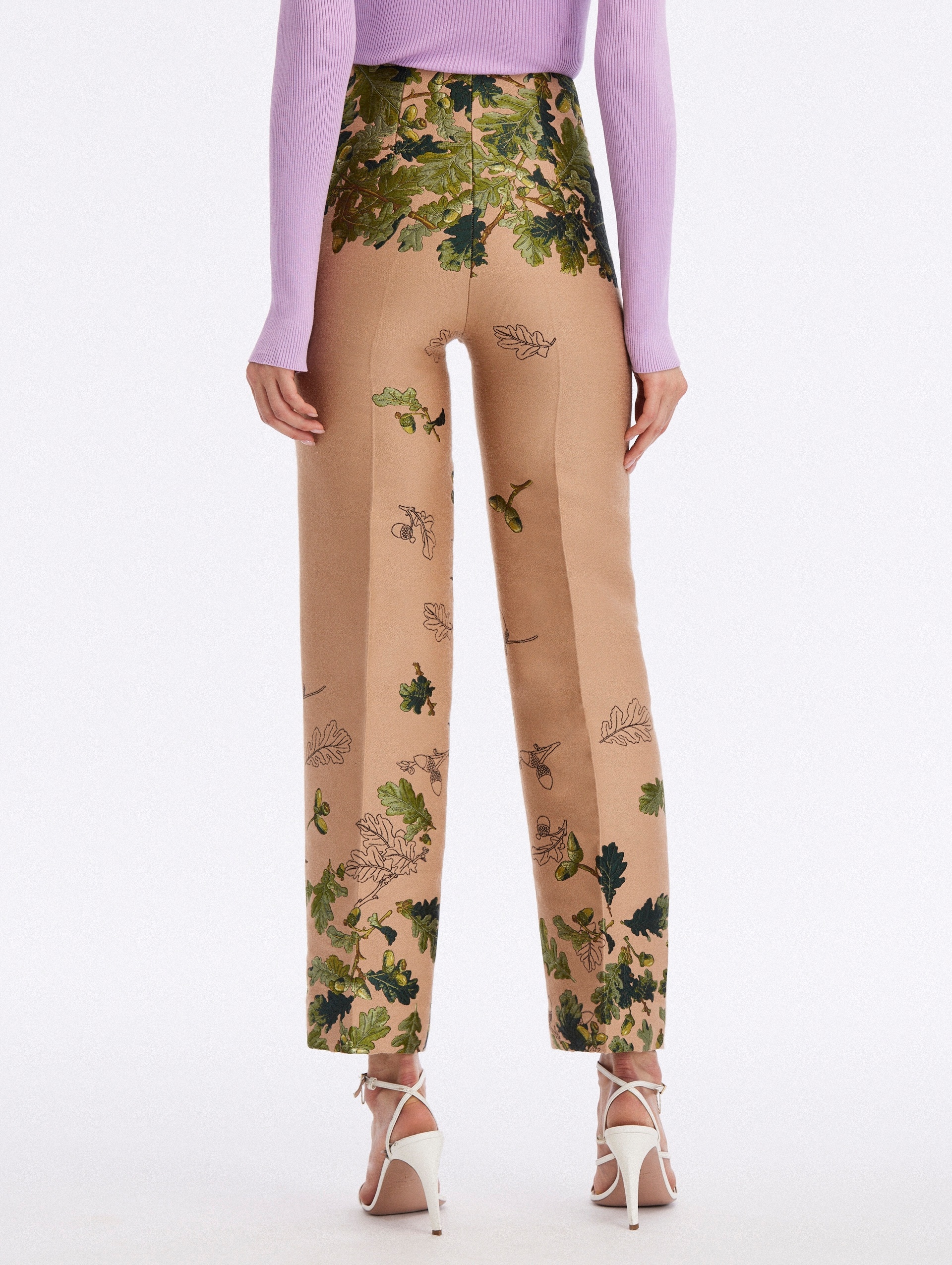 ACORN JACQUARD PANTS - 2