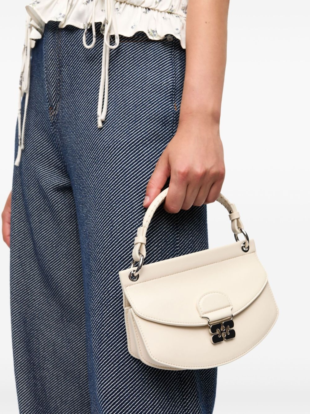 Butterfly-clasp crossbody bag - 2