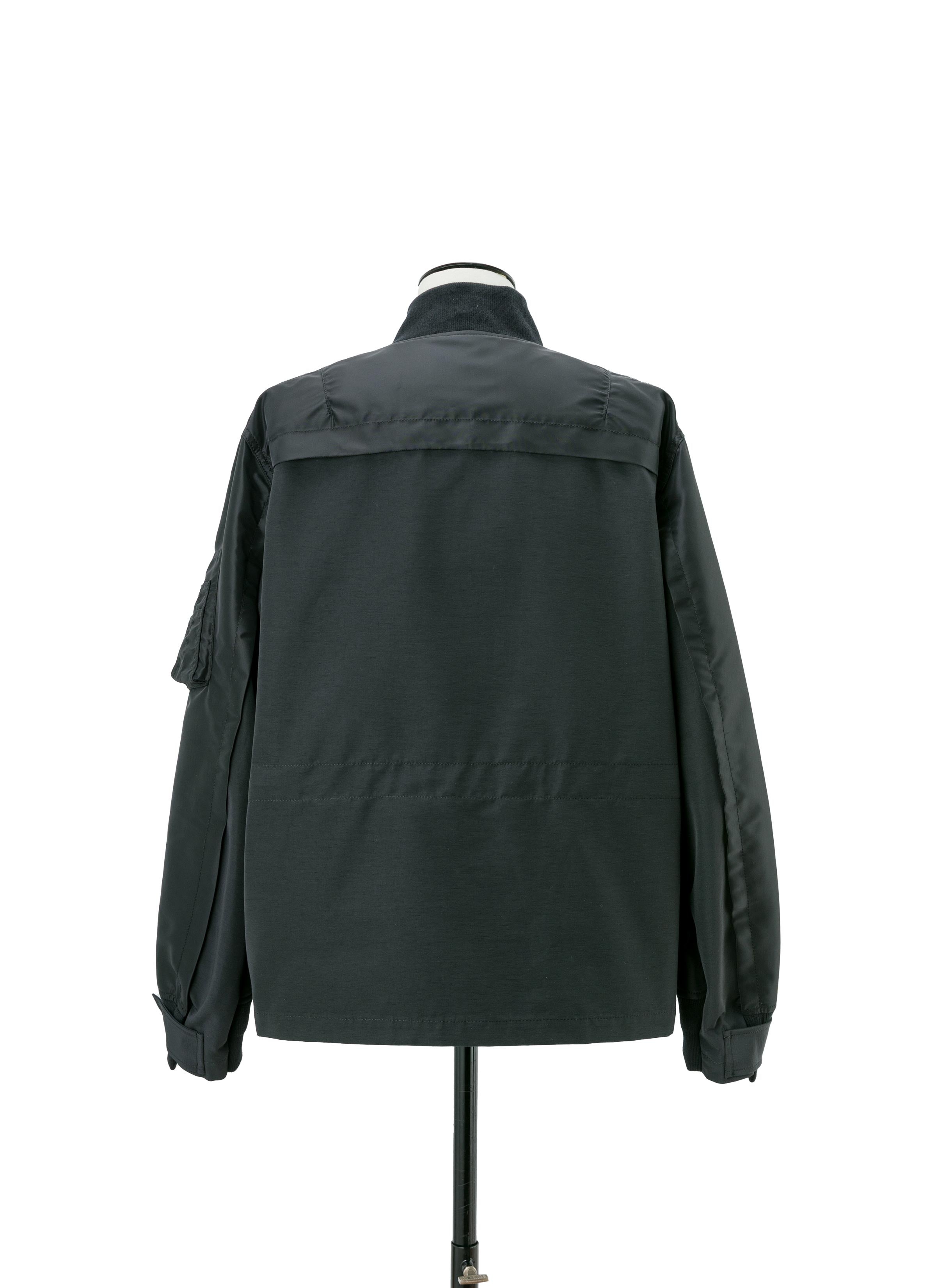 Nylon Twill x Grosgrain Blouson - 4