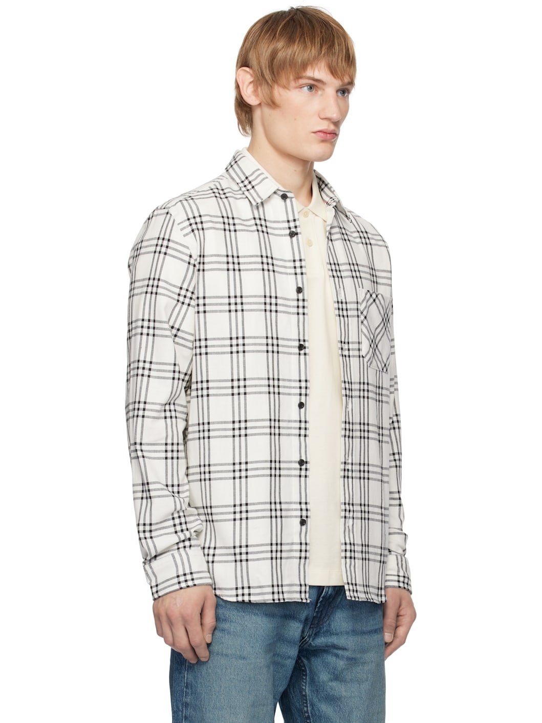 Off-White Cotton Shirt - 2