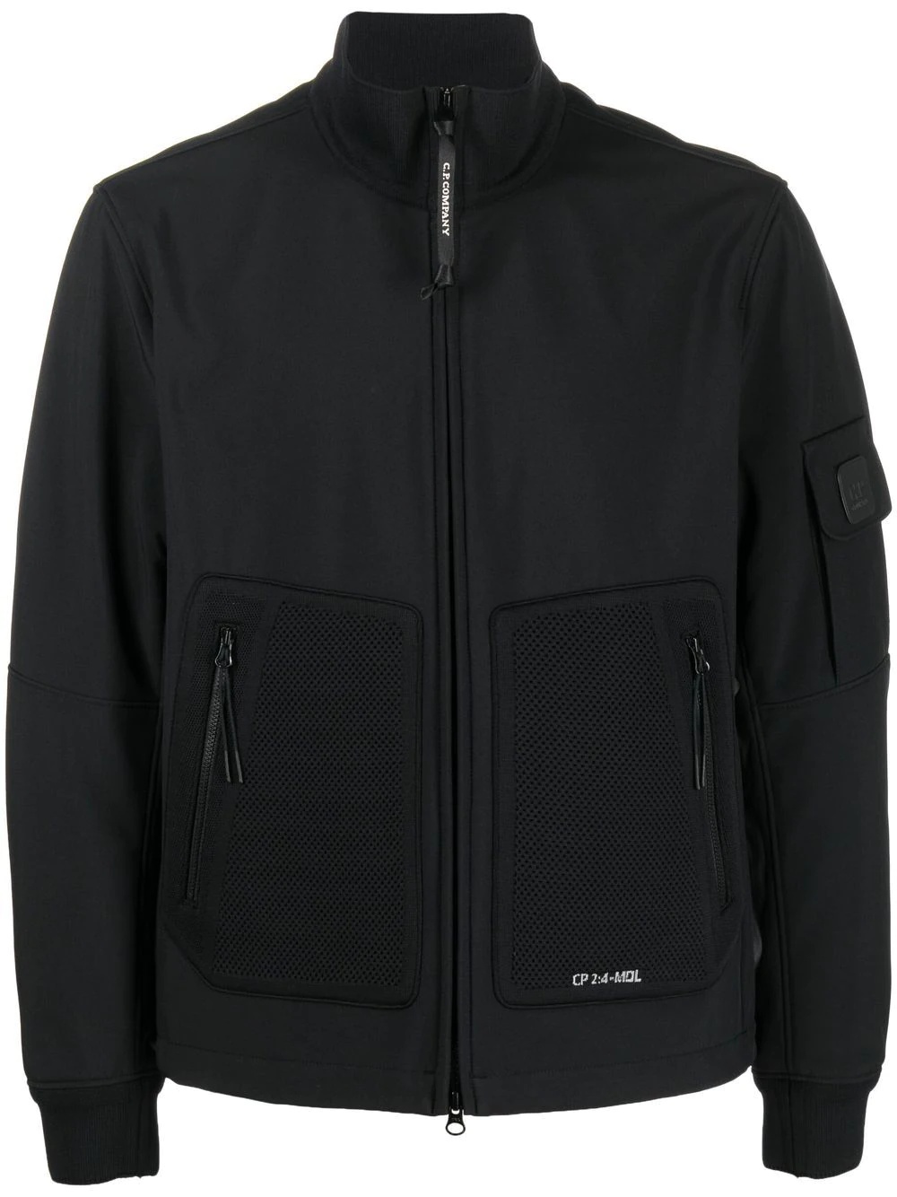 neoprene mesh-pocket jacket - 1