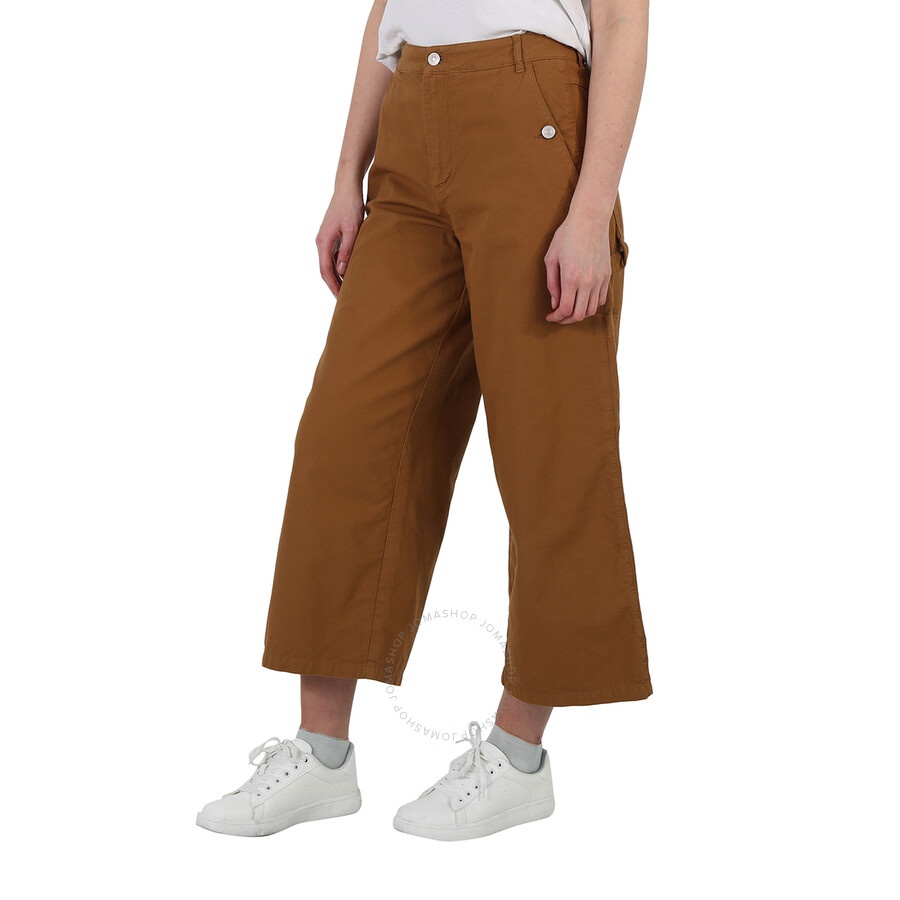 Kenzo Wide Leg Cropped Pants - 4