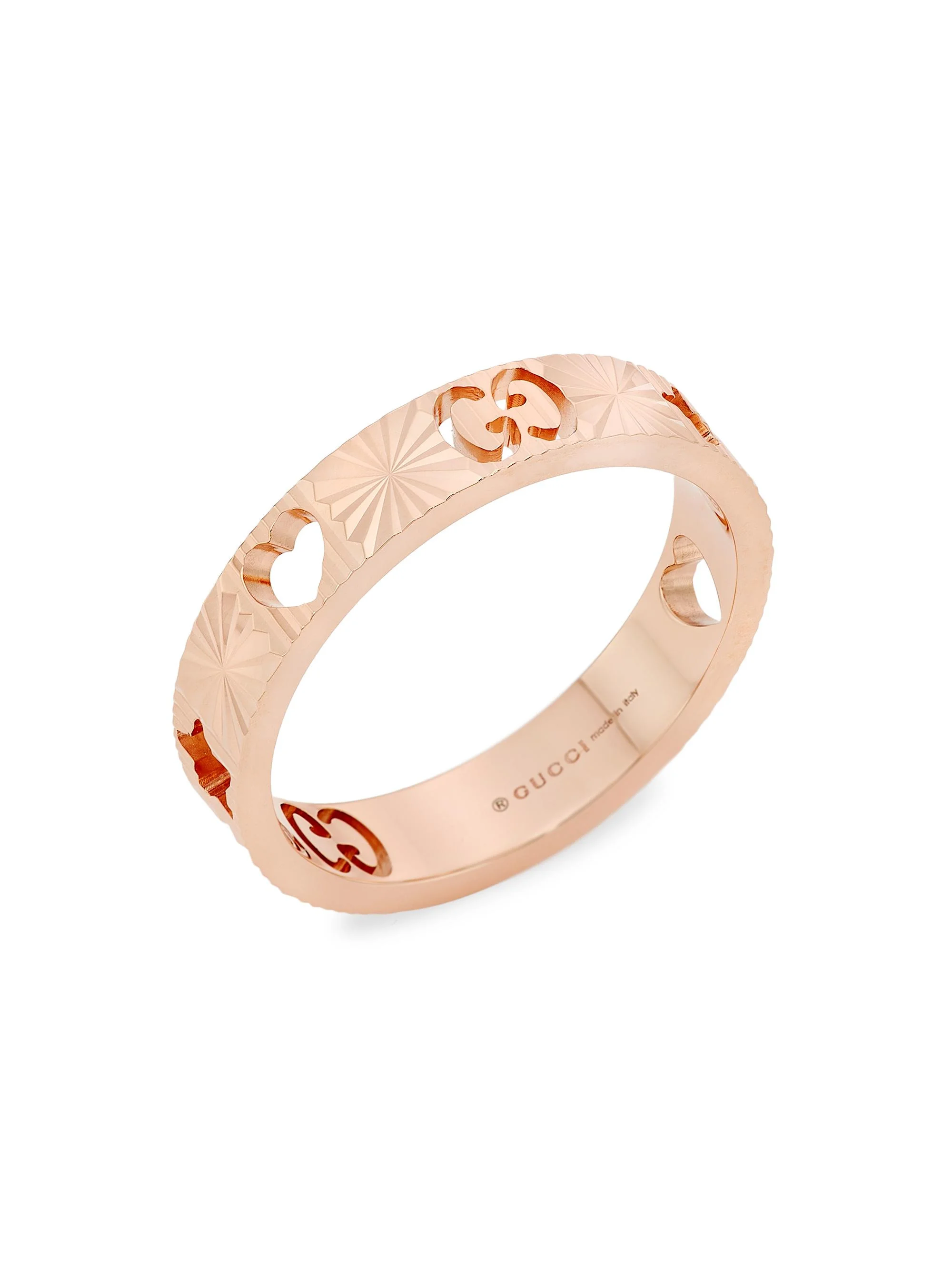 Women's Icon 18K Rose Gold Star Ring - Gold - 1