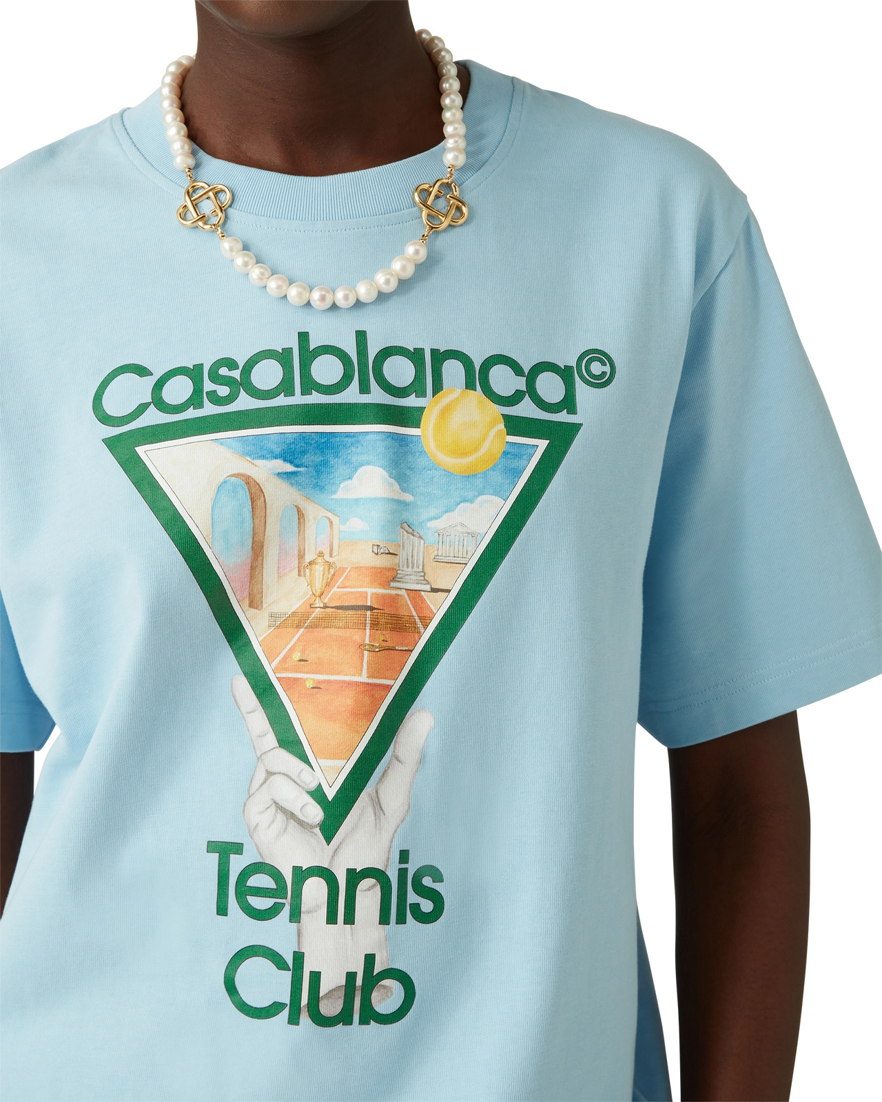Metaphysical Tennis Icon T-Shirt | Casablanca Paris - 8