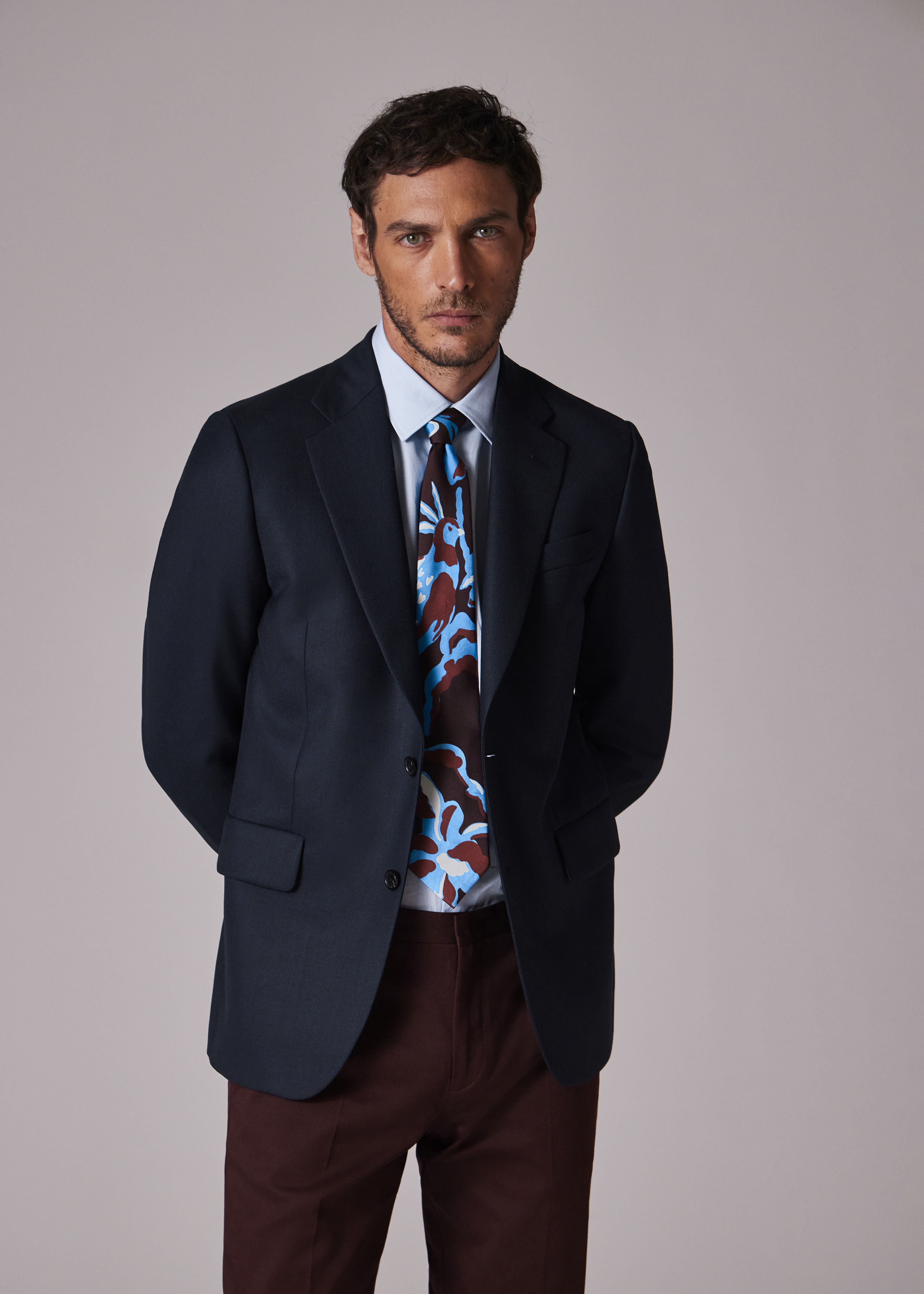 The Brierley - Navy Sopra Visso Wool Blazer - 8