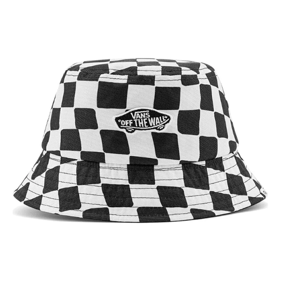 (WMNS) Vans Hankley Checkerboard Bucket Hat 'White Black' VN0A4DT8YS3 - 1