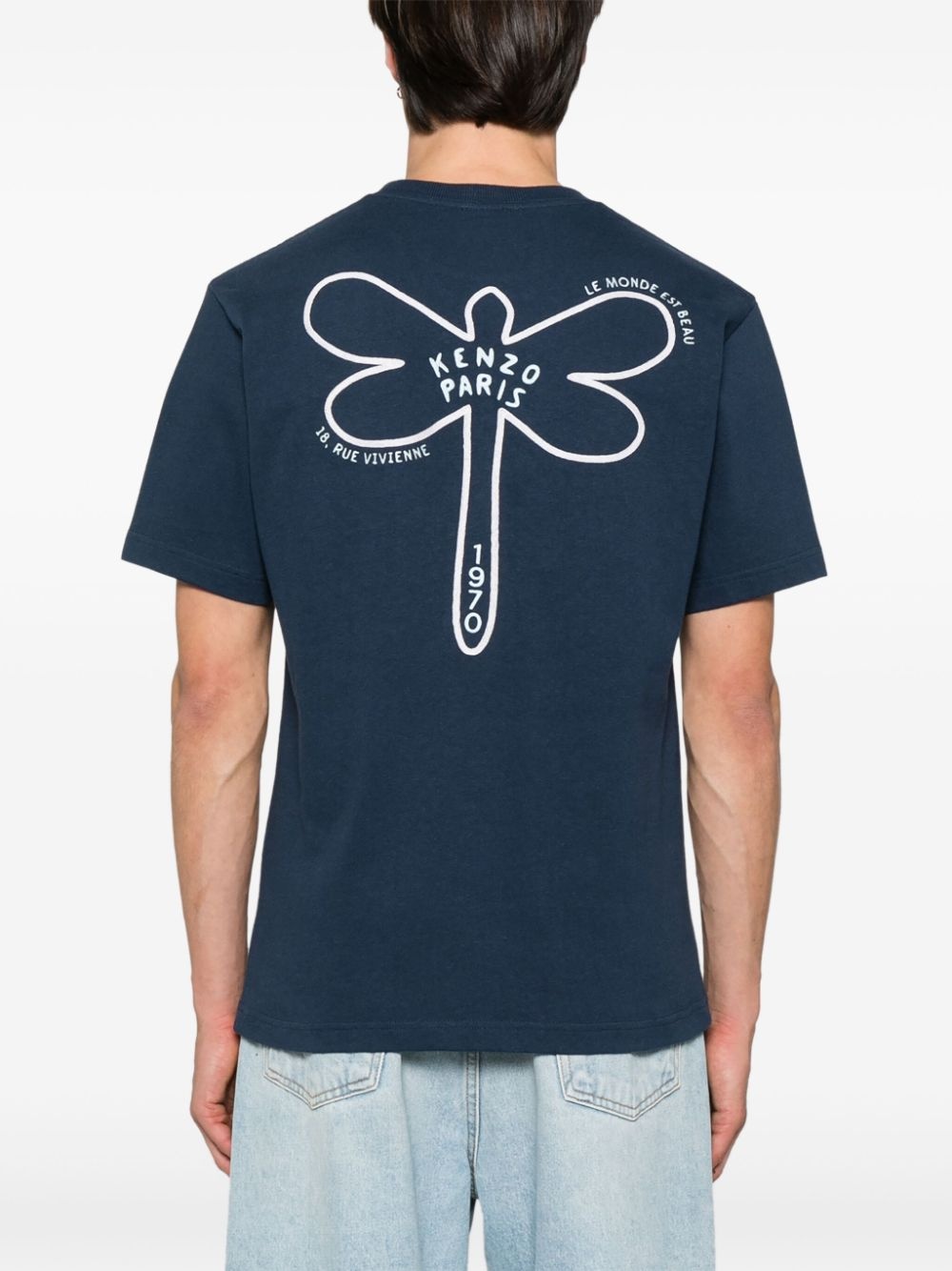 logo-print T-shirt - 3