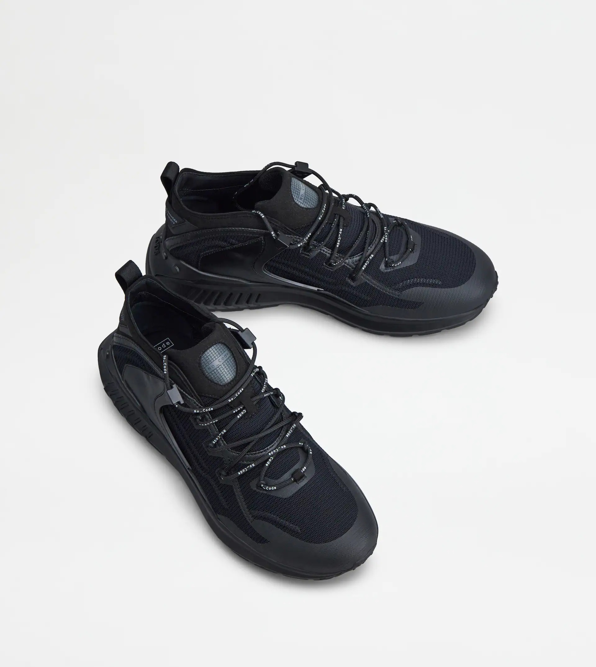 NO_CODE J IN TECHNICAL FABRIC AND LEATHER - BLACK - 3