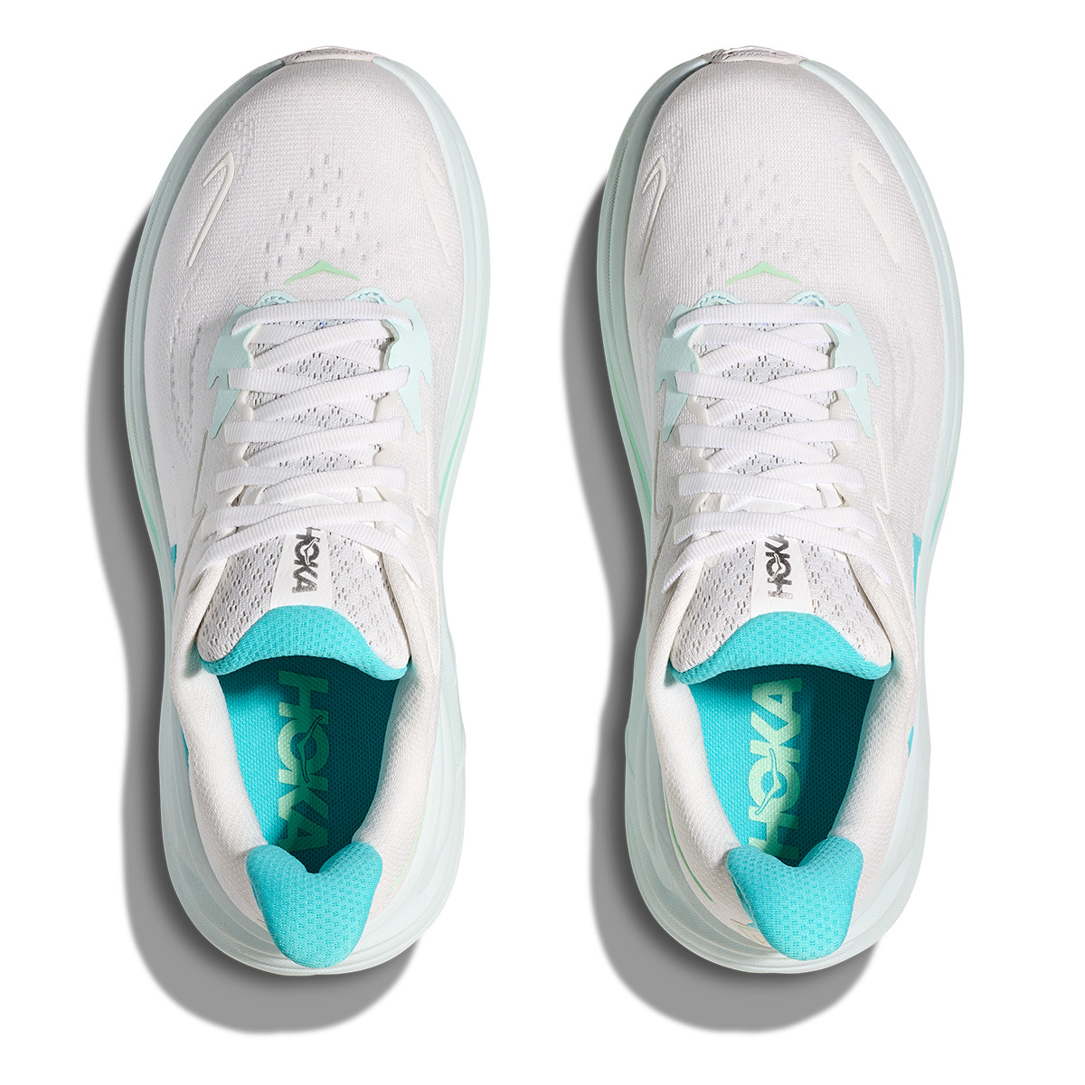 Hoka Clifton 10 White - Cielo Blue - 3