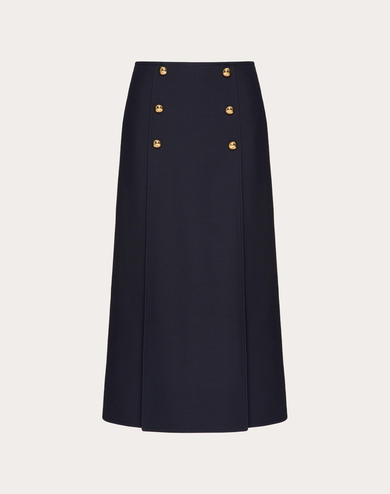 CREPE COUTURE MIDI SKIRT - 1