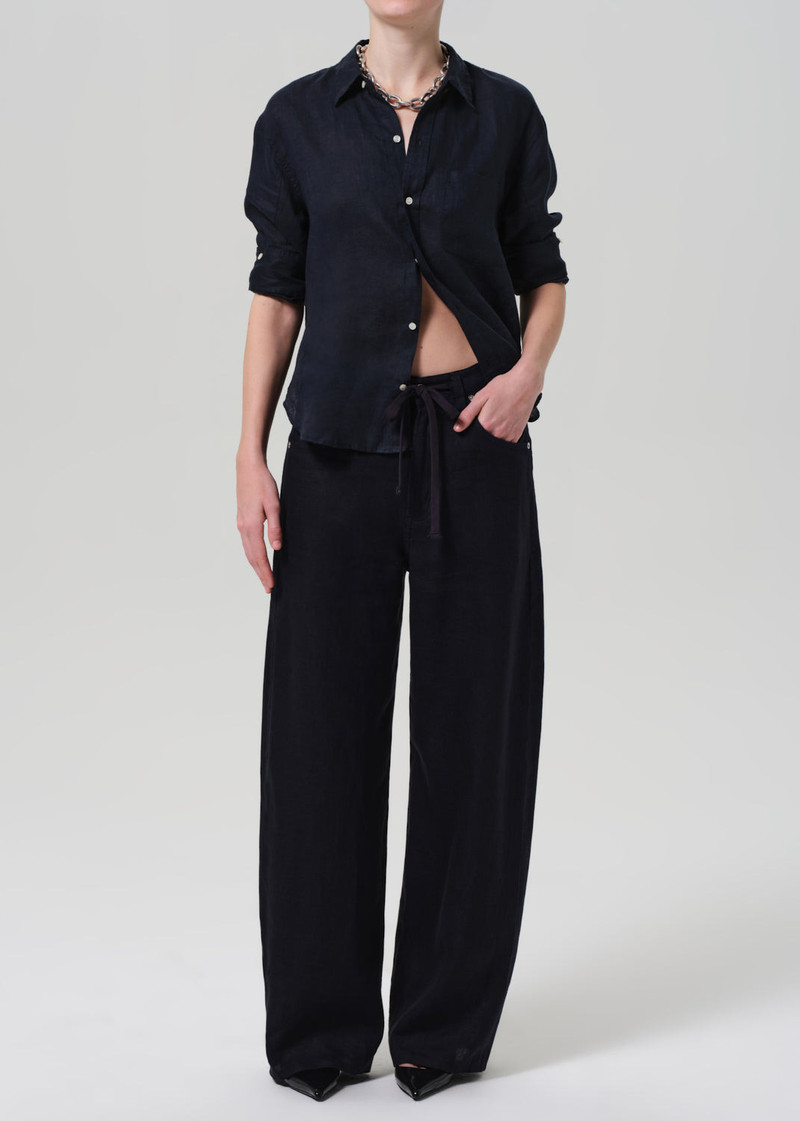 Citizens of Humanity Brynn Drawstring Linen Trouser
In True Navy outlook