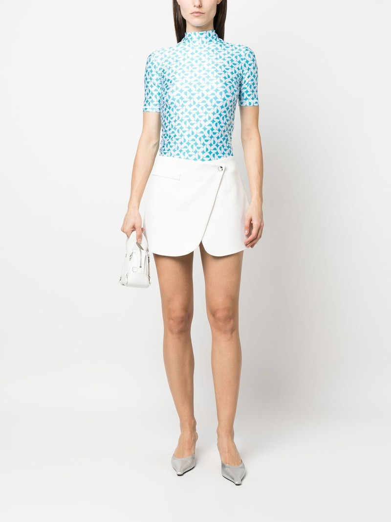 COPERNI monogram-print high-neck top outlook