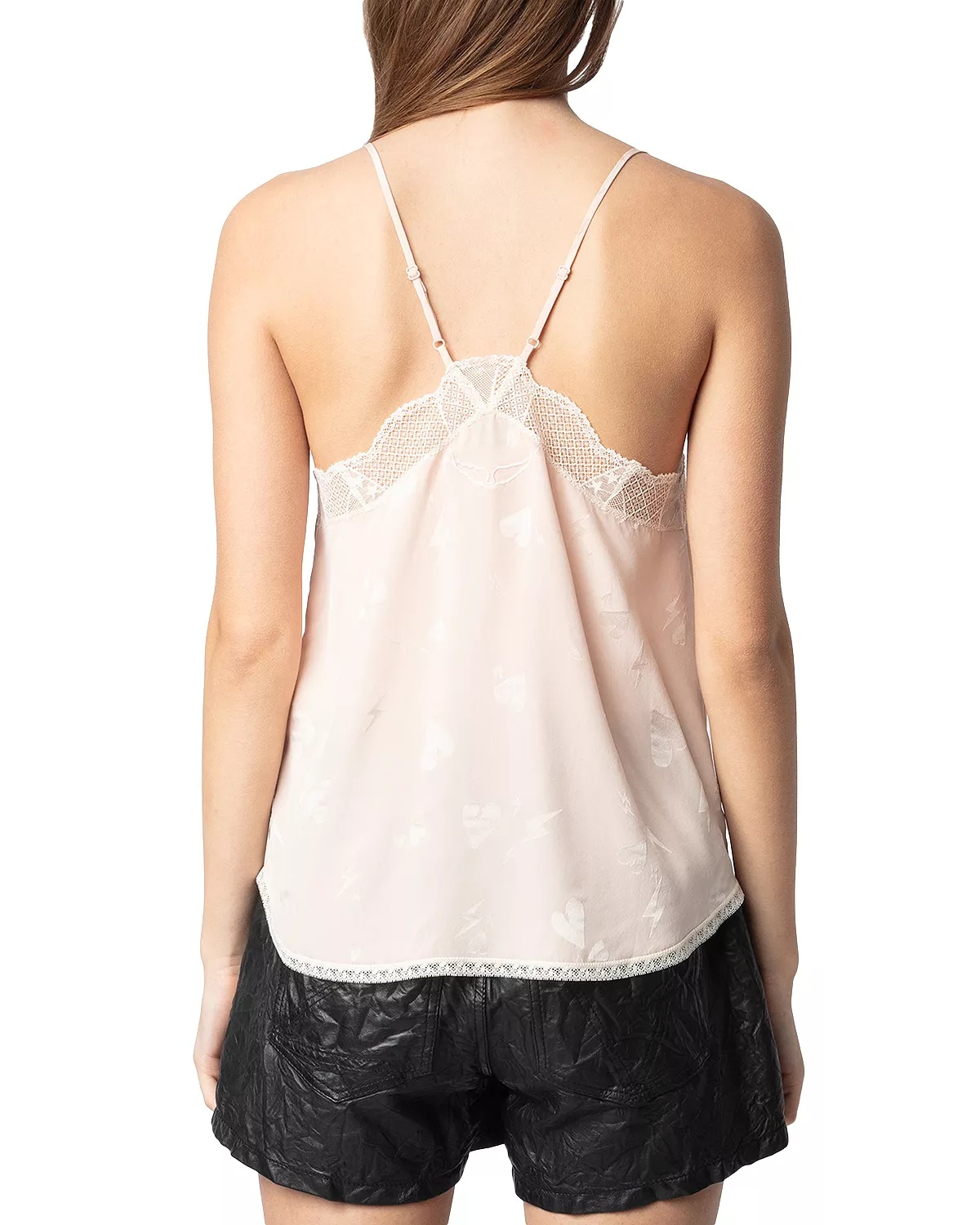 Christy Silk Flash Heart Camisole - 3