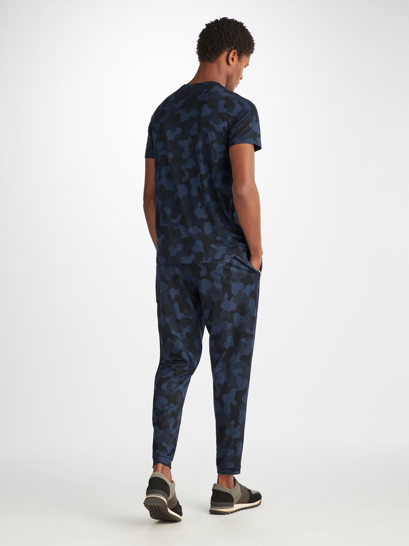 Men's Track Pants London 11 Micro Modal Navy - 4