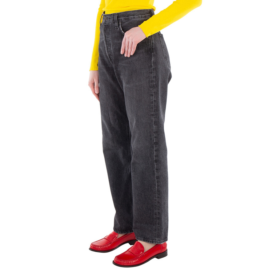 Agolde Ladies Black Fran Jeans - 2