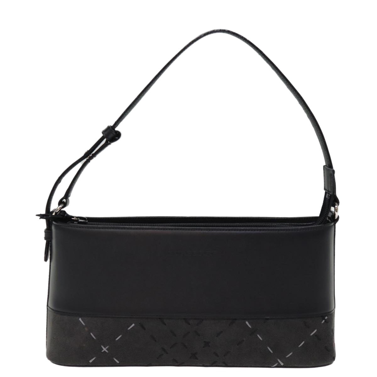 Burberry Hand Bag Leather Black - 13
