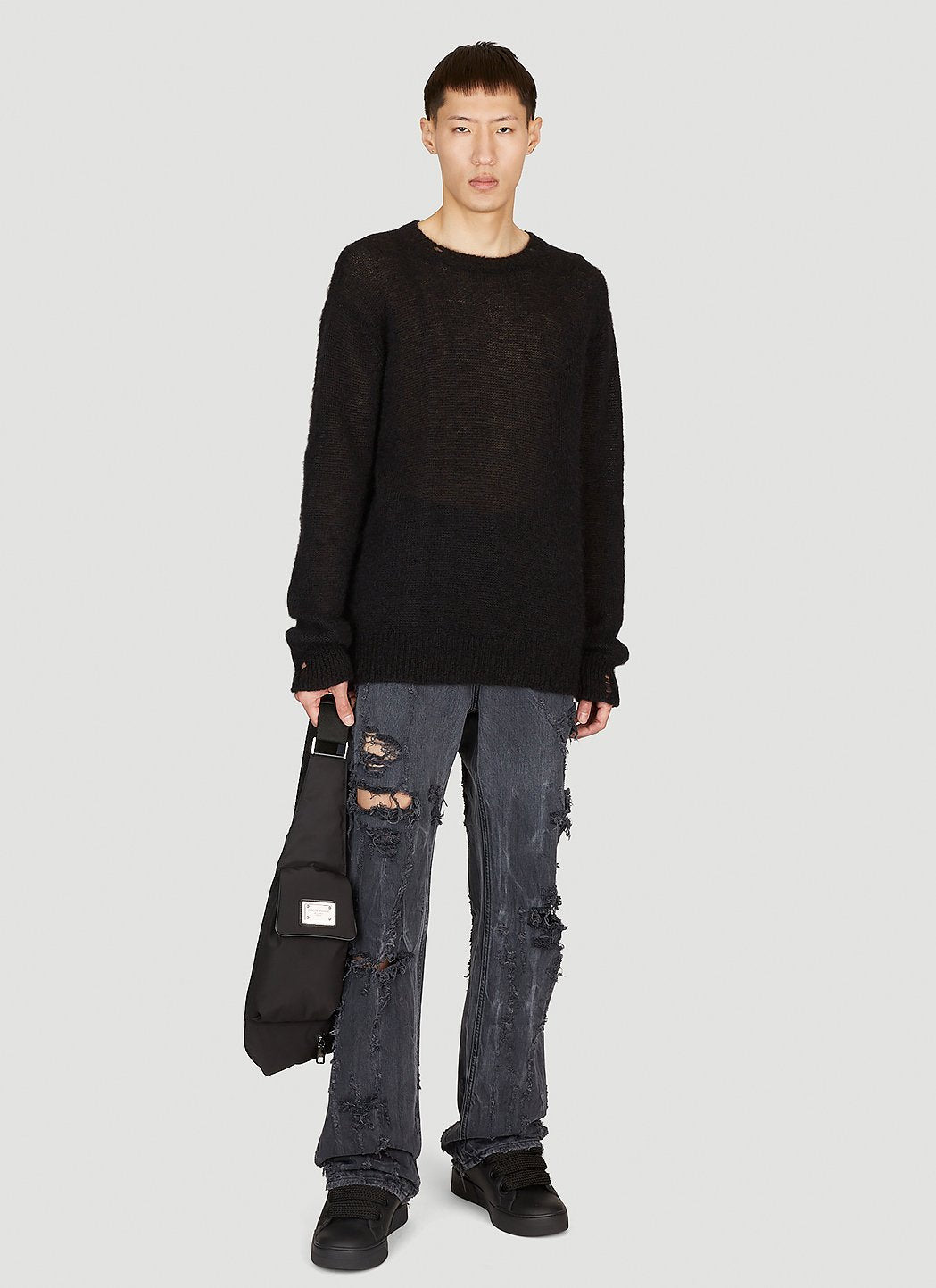 Dolce & Gabbana Men Distressed Denim Jeans - 2