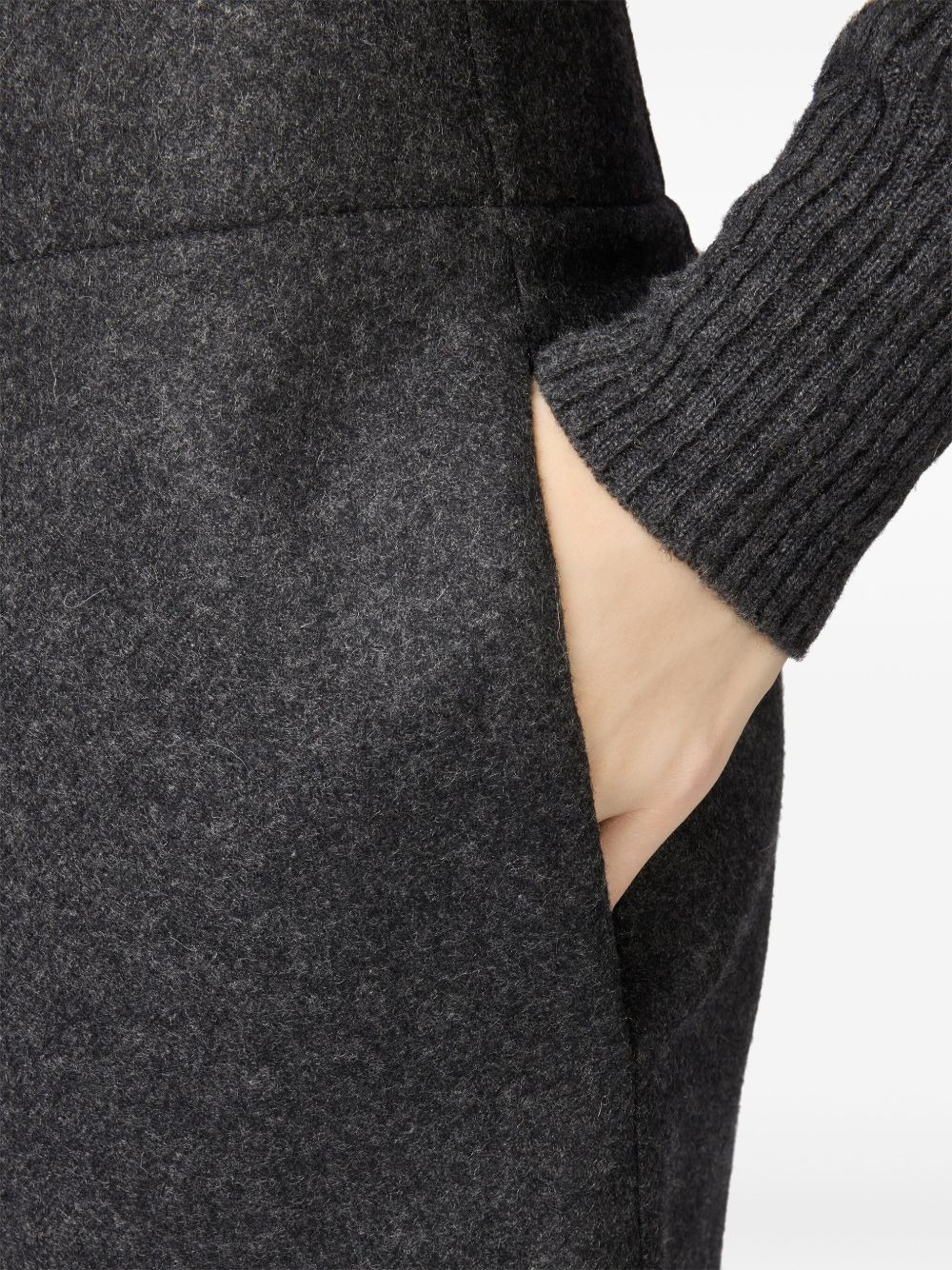 double-pocket wool skirt - 4