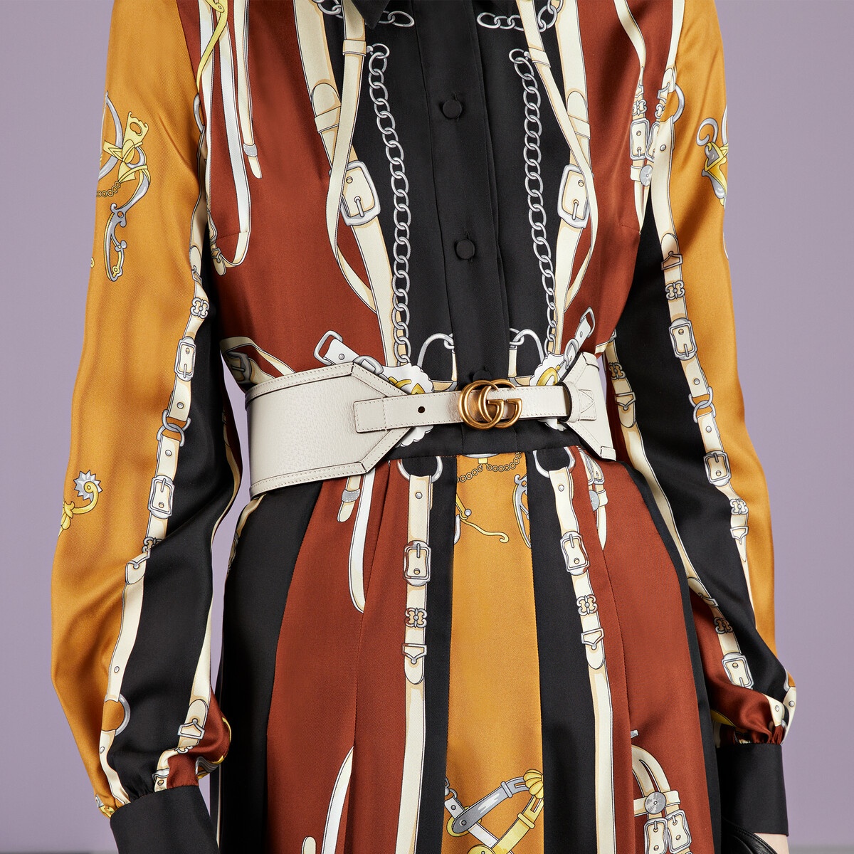 GG Marmont wide belt - 3