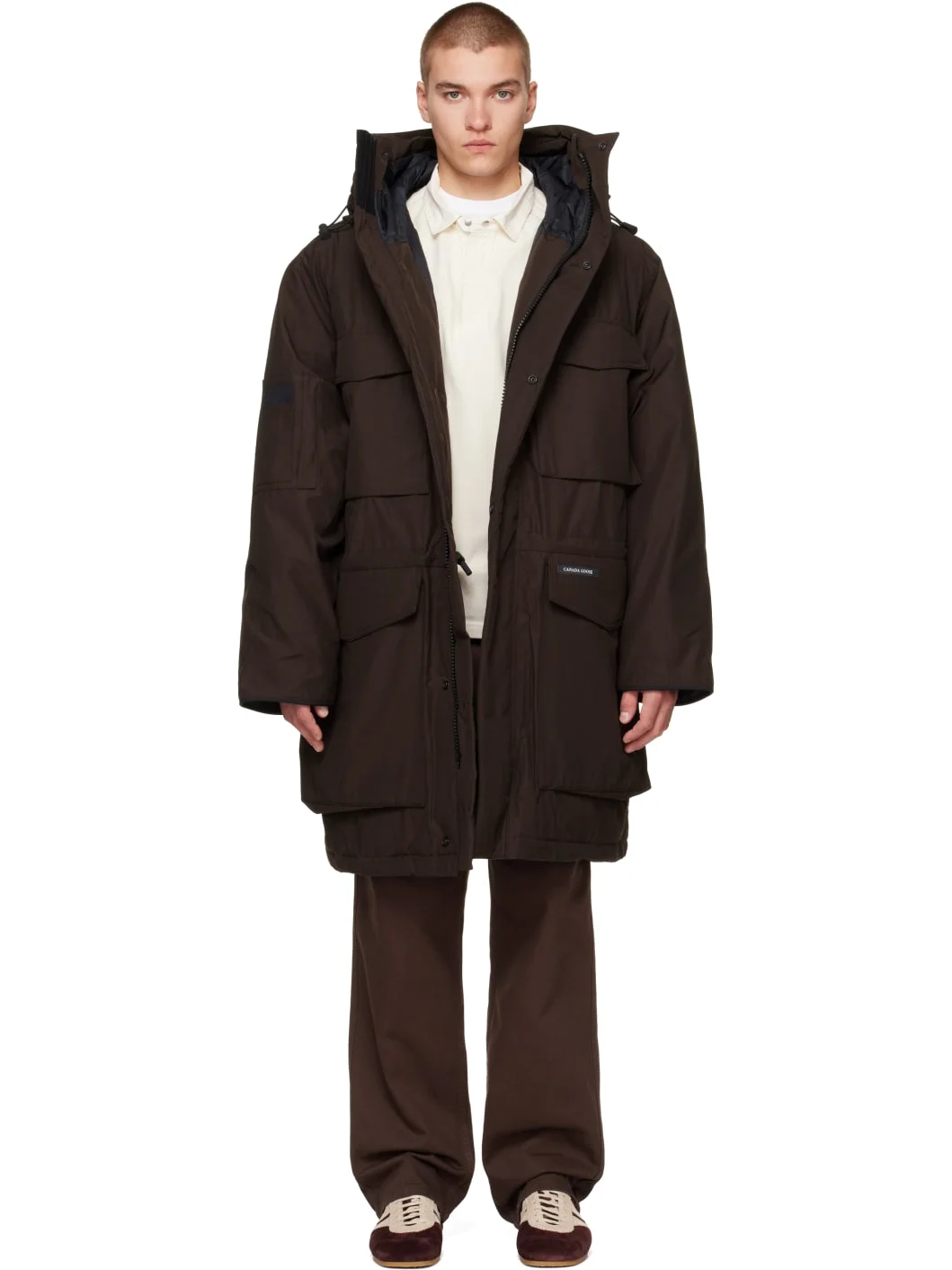 Brown Erie Down Parka - 1