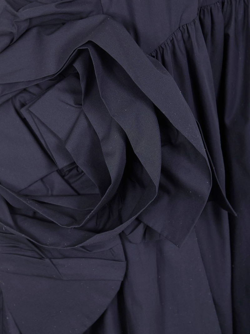 ruffled-detail midi dress 3