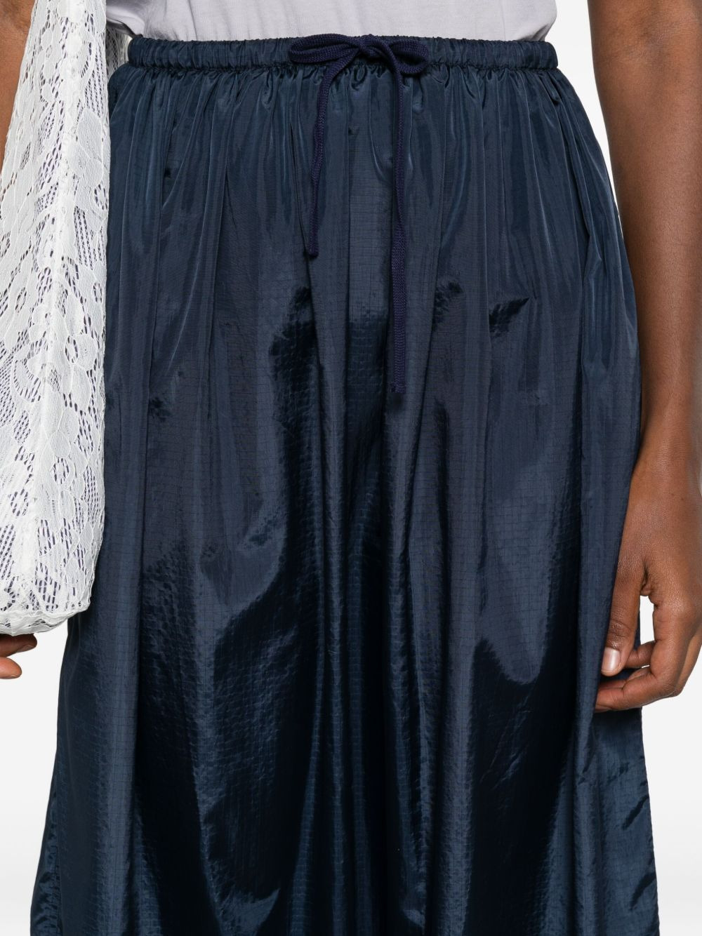 drawstring midi skirt - 5