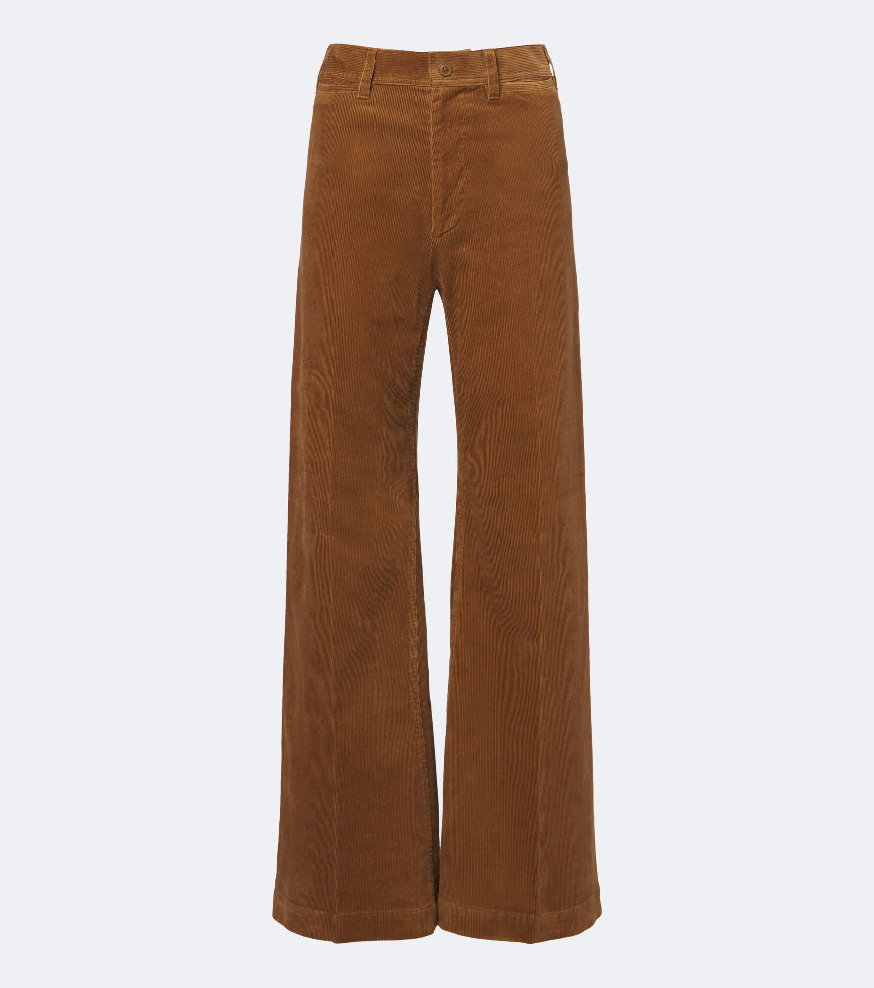 Cotton corduroy wide-leg pants - 1