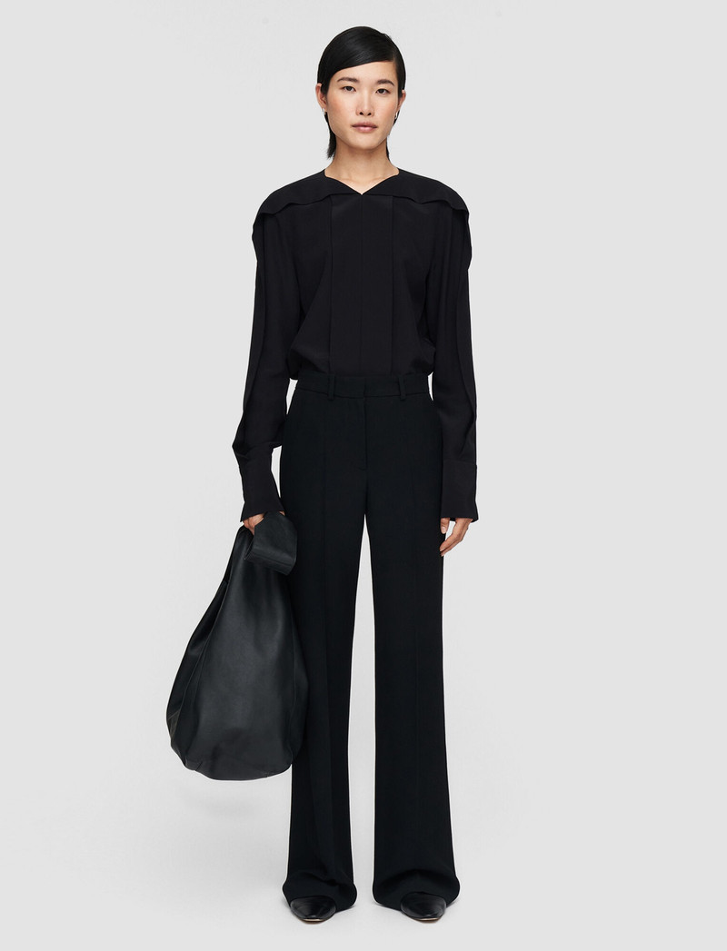 JOSEPH Wool Viscose Faille Morissey Trousers outlook