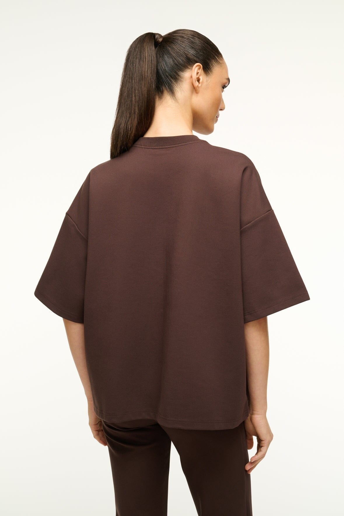 STAUD CAPSULE TOP DARK CHOCOLATE - 4