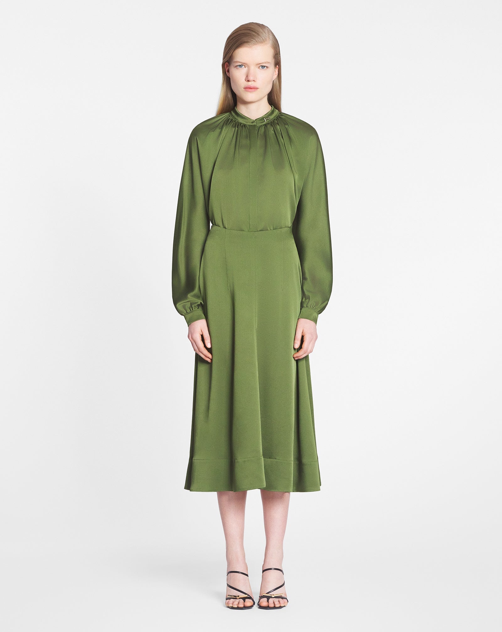 FLARED MIDI SKIRT - 2