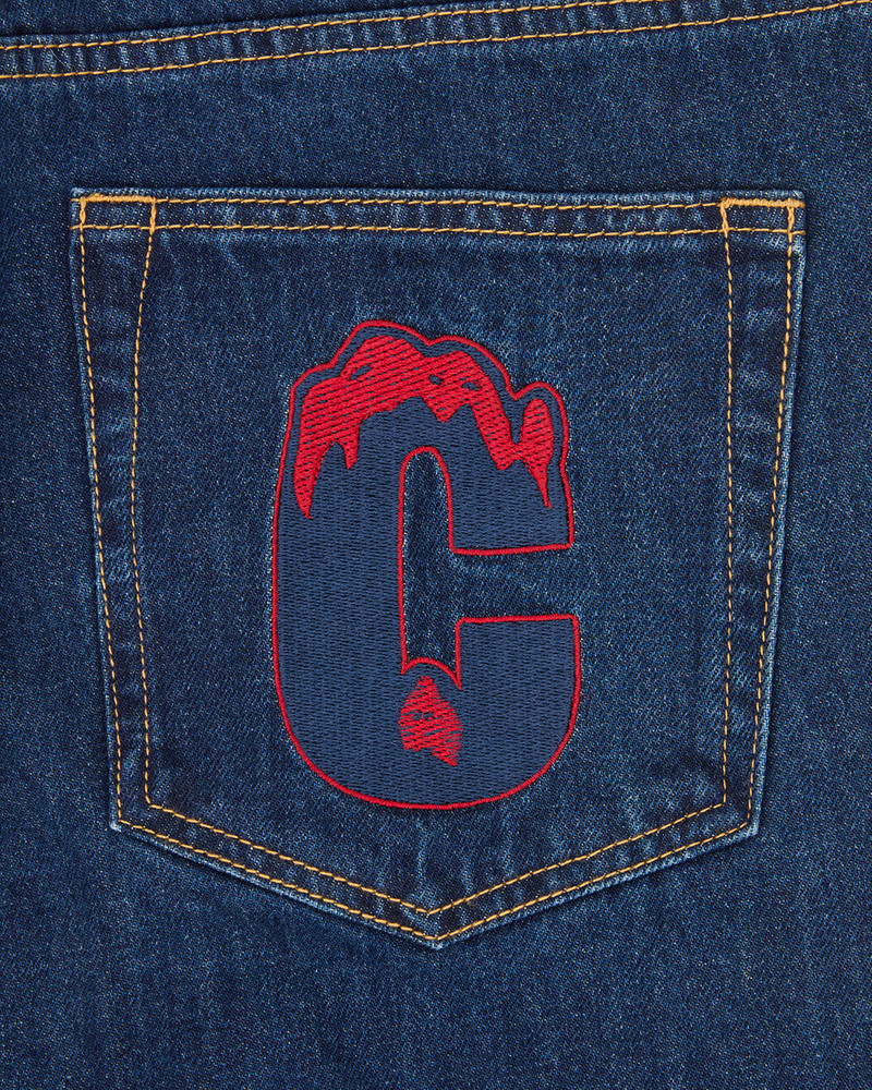 CRYSTAL RUNNING DOG DENIM PANT 6