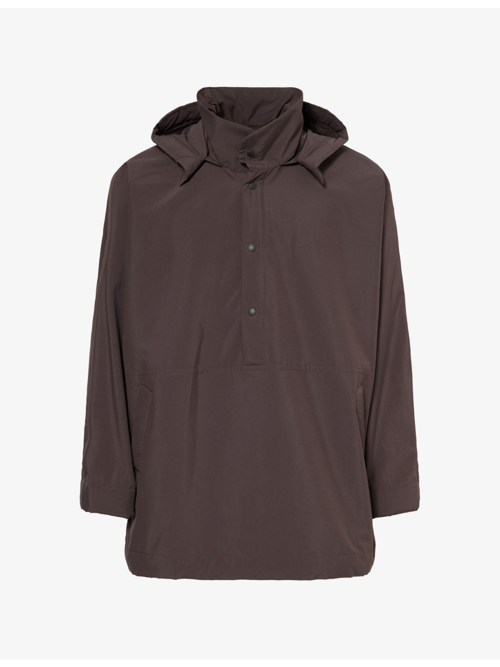 Padded Rim Hooded Woven Shirt - 1