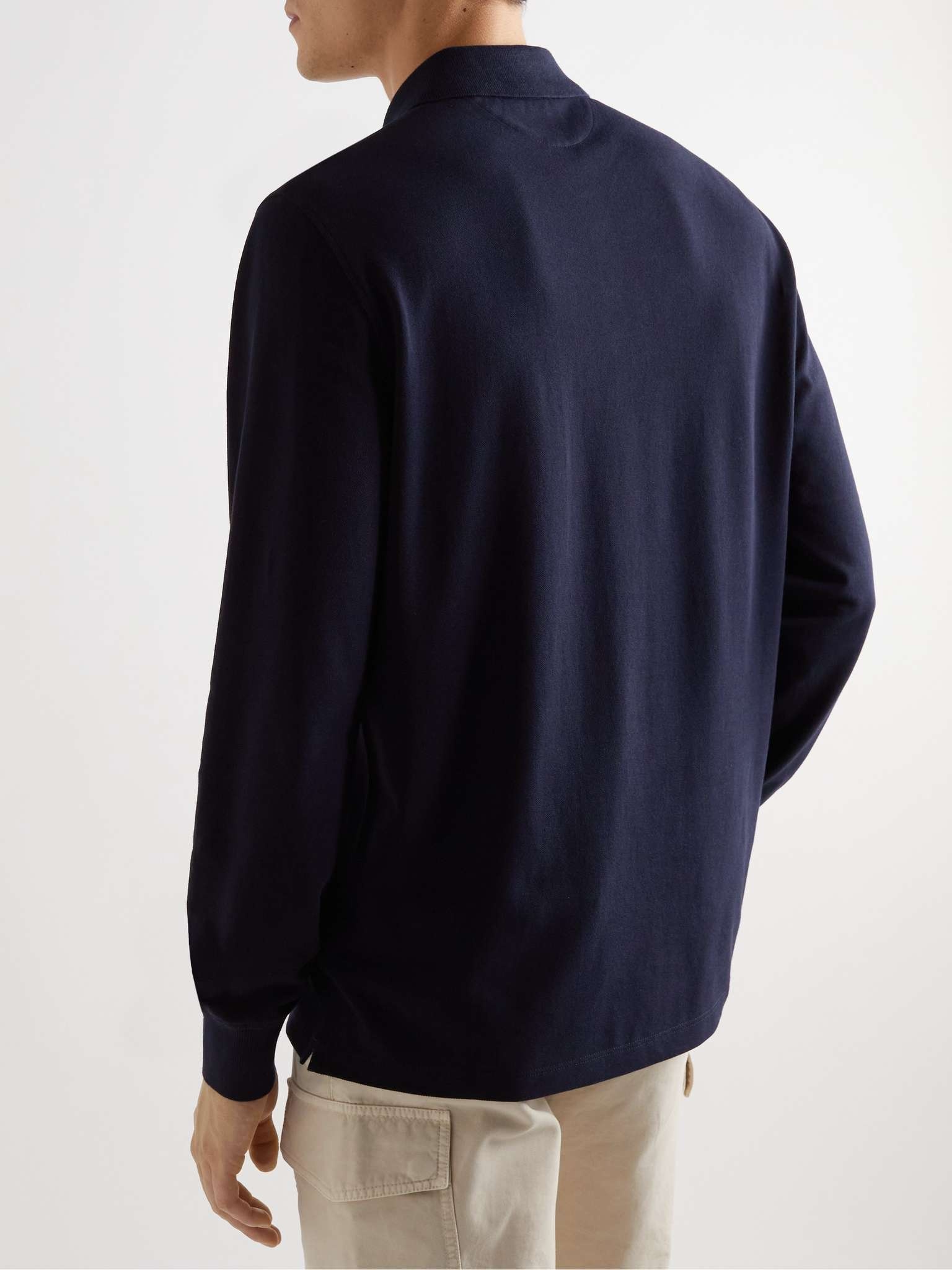 Cotton-Piqué Polo Shirt - 8