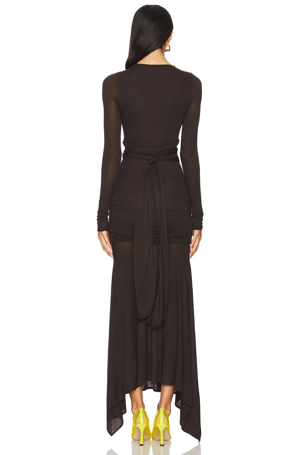 Long Sleeve Midi Dress - 3