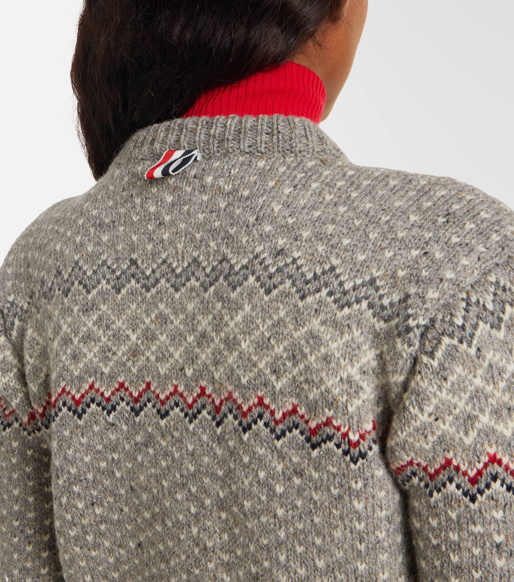 Wool and mohair cardigan - 6