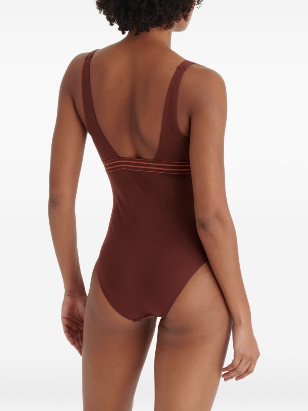 Sillage plunge-neck swimsuit - 4